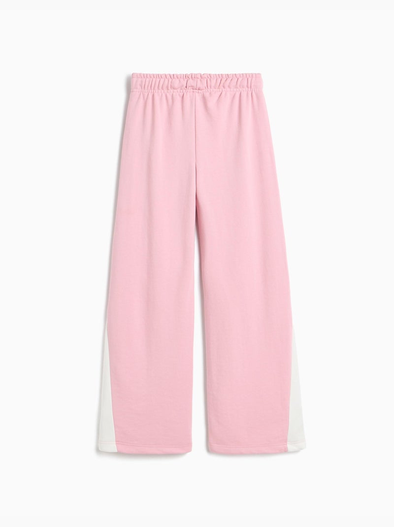 Pantaloni wide leg in felpa, mo fashion Rosa - Kiabi