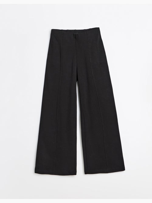 Pantaloni wide leg in maglia interlock, mo fashion - Kiabi Pantaloni wide leg in maglia interlock, mo fashion - Kiabi