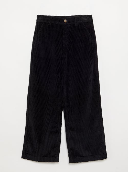 Pantaloni wide leg in velluto a coste - Kiabi Pantaloni wide leg in velluto a coste - Kiabi
