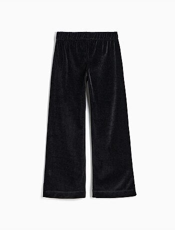 Pantaloni wide leg in velluto, mo fashion
