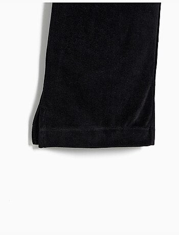 Pantaloni wide leg in velluto, mo fashion
