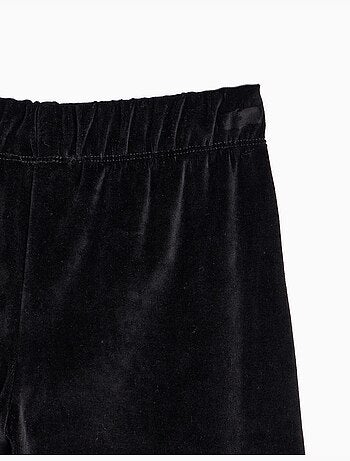 Pantaloni wide leg in velluto, mo fashion