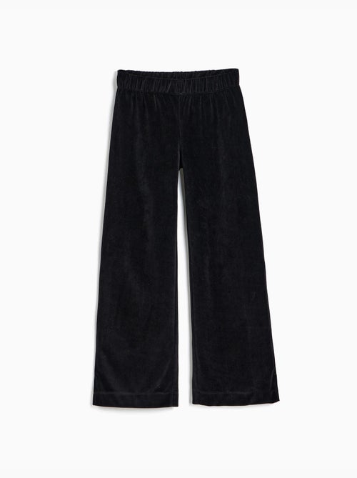 Pantaloni wide leg in velluto, mo fashion - Kiabi