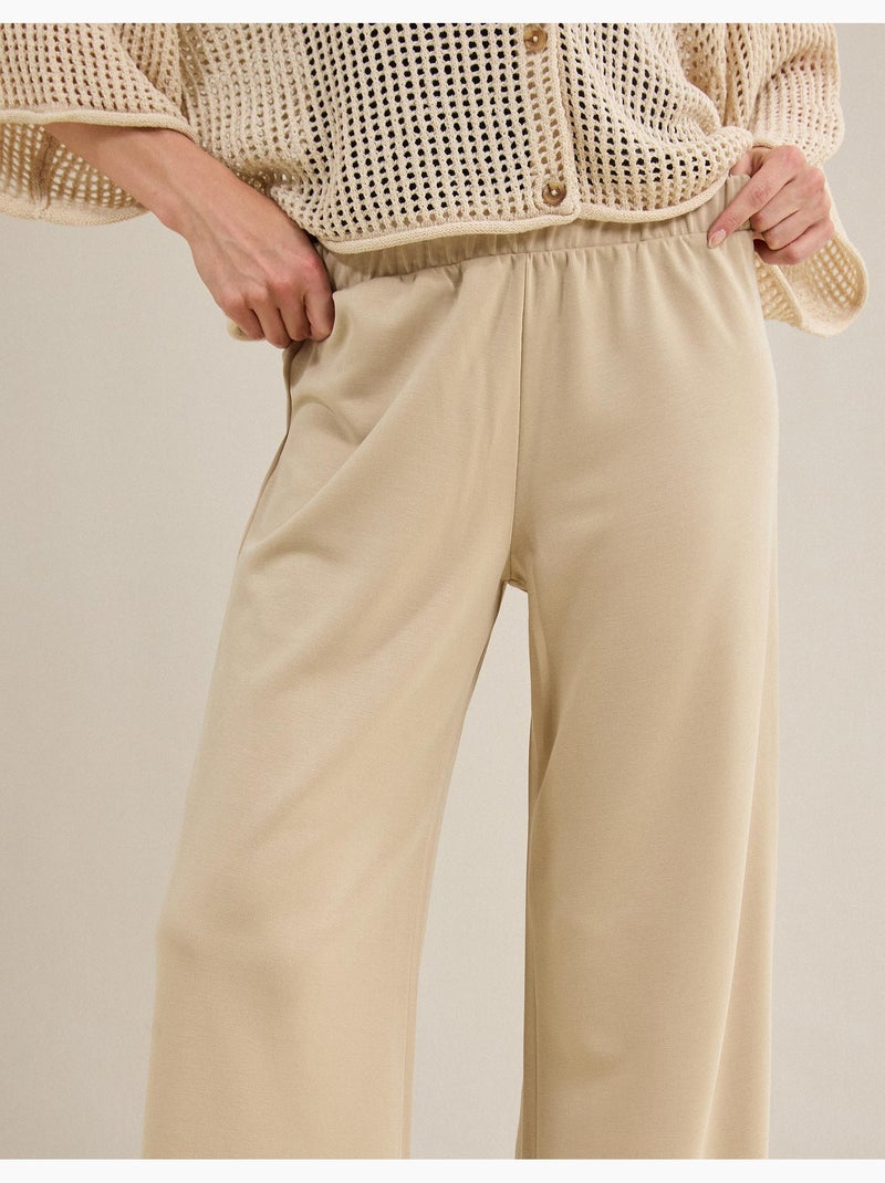 Pantaloni wide leg, MO Fashion Beige - Kiabi