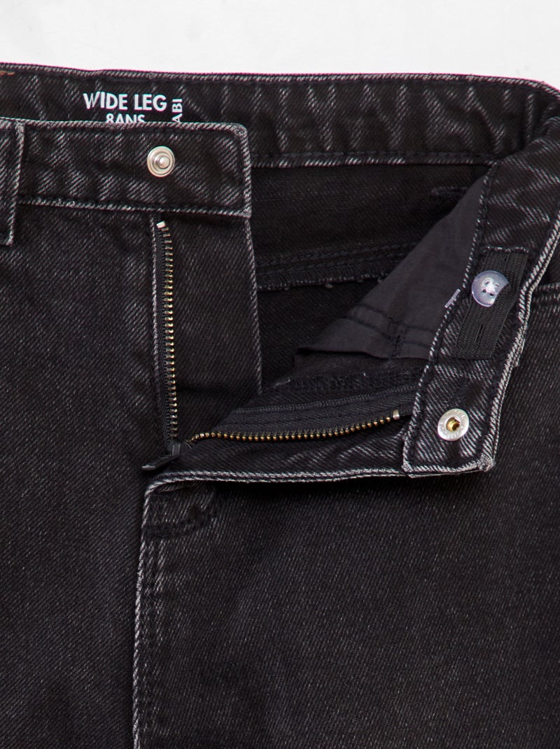 Pantaloni wide leg NERO - Kiabi