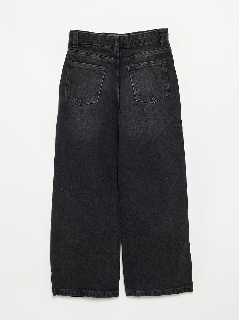 Pantaloni wide leg Nero - Kiabi