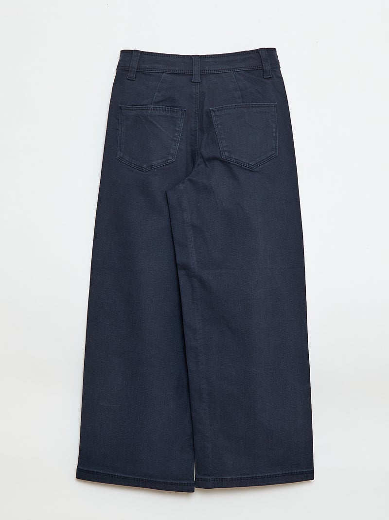 Pantaloni wide leg senza tasche davanti Blu - Kiabi