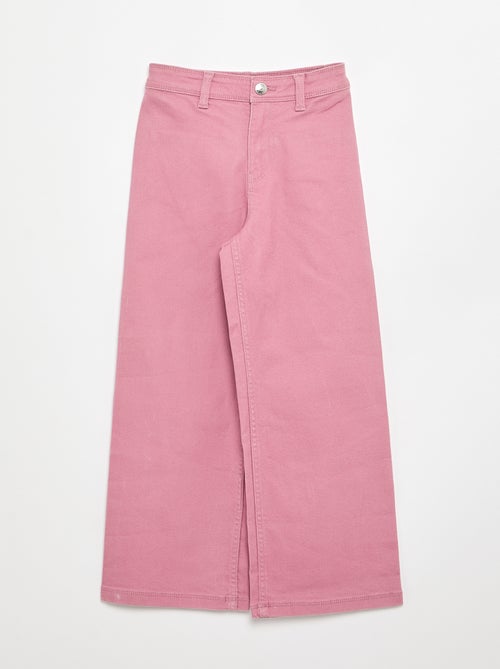 Pantaloni wide leg senza tasche davanti - Kiabi