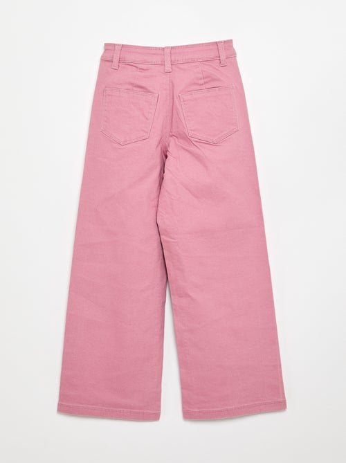 Pantaloni wide leg senza tasche davanti - Kiabi