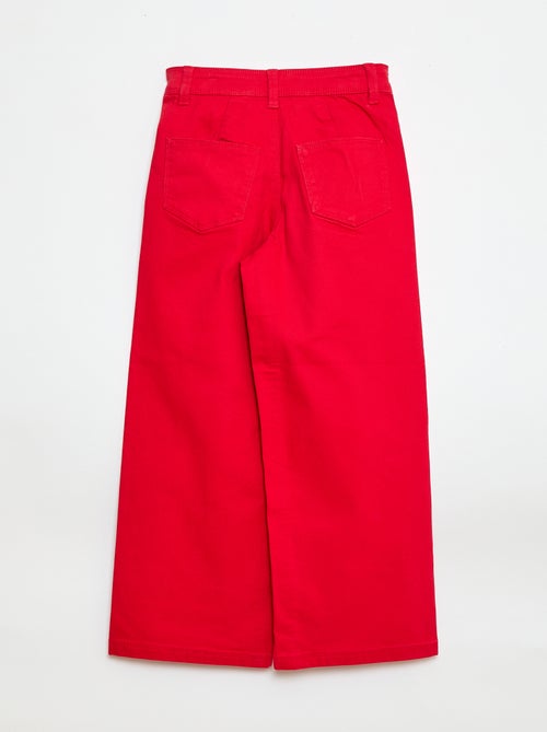 Pantaloni wide leg senza tasche davanti - Kiabi