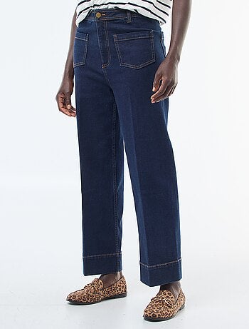 Pantaloni wide leg tinta unita
