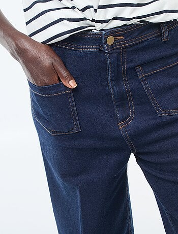 Pantaloni wide leg tinta unita