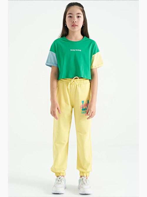 Pantaloni youth in misto cotone tommy - Kiabi