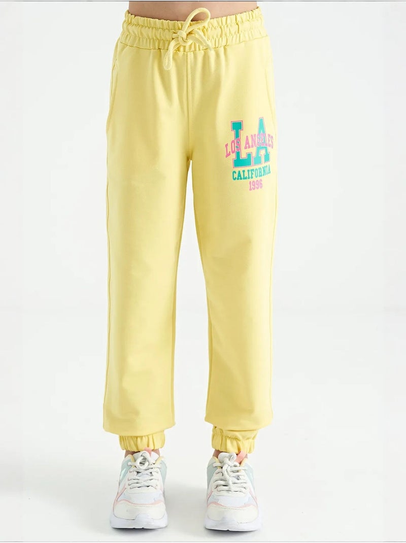Pantaloni youth in misto cotone tommy Giallo limone - Kiabi