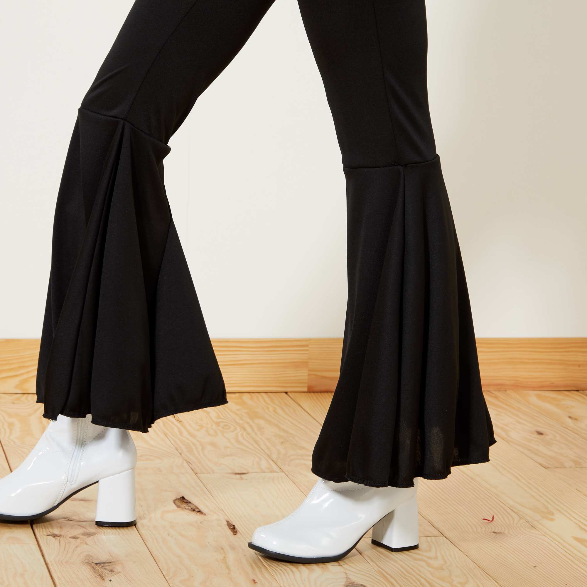 Pantaloni zampa d'elefante tinta unita Donna