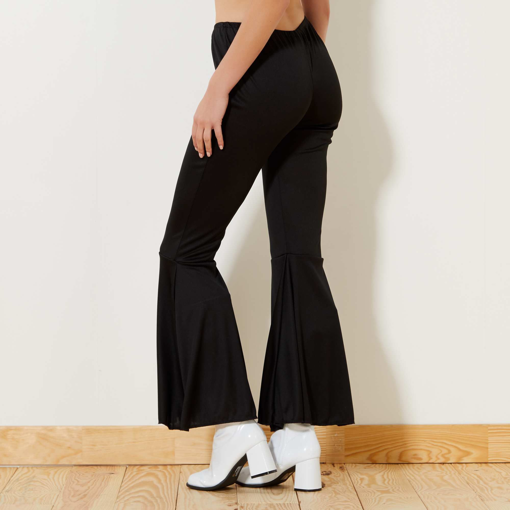 Pantaloni zampa d'elefante tinta unita Travestimenti