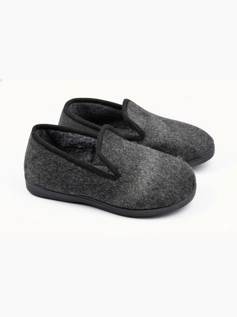 Pantofola Charentaise Donna Inverno Grigio antracite - Kiabi