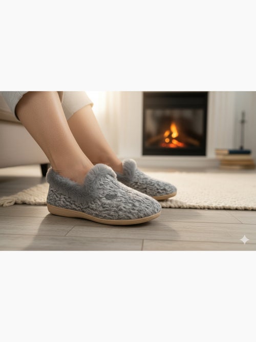 Pantofola Charentaise Donna Inverno - Kiabi