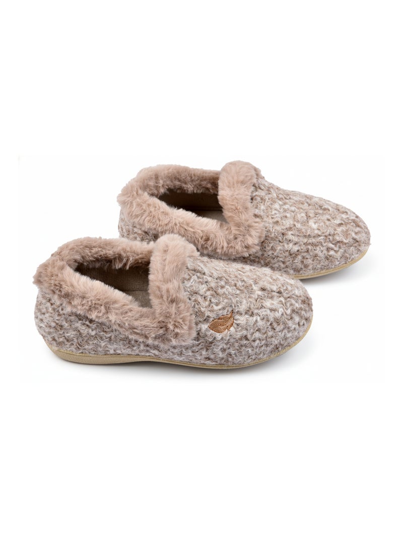 Pantofola Charentaise Donna Inverno Grigio - Kiabi