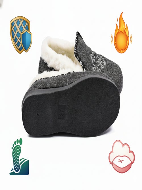 Pantofola Charentaise Donna Inverno - Kiabi