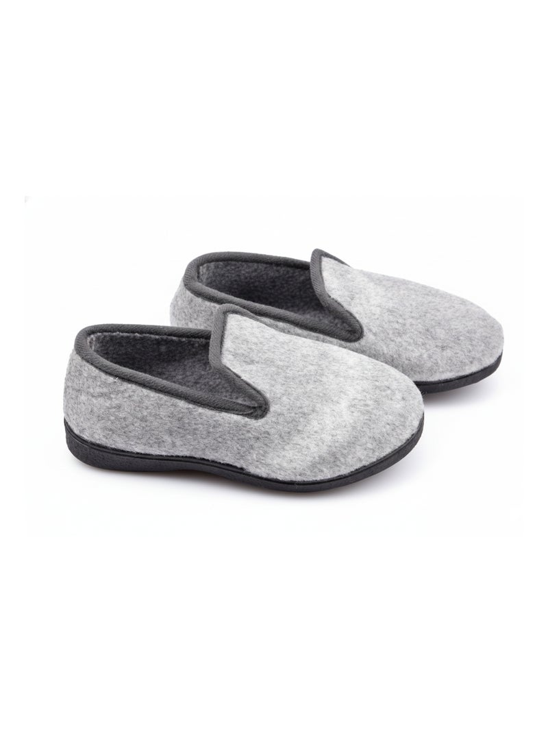 Pantofola Charentaise Donna Inverno Grigio melangiato - Kiabi