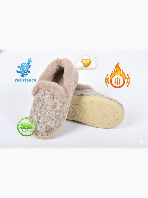 Pantofola Charentaise Donna Inverno - Kiabi