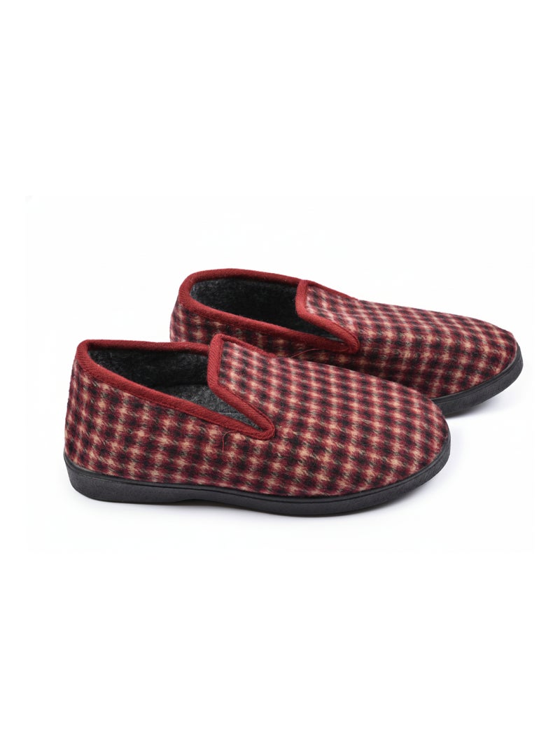 Pantofola Charentaise Donna Inverno Rosso bordeaux - Kiabi