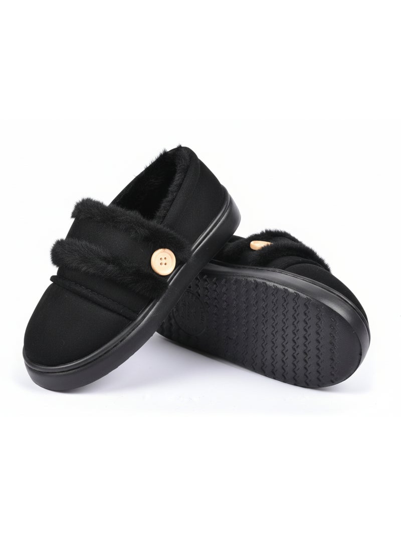 Pantofola Charentaise Donna Ultra Light MD10159 Nero - Kiabi