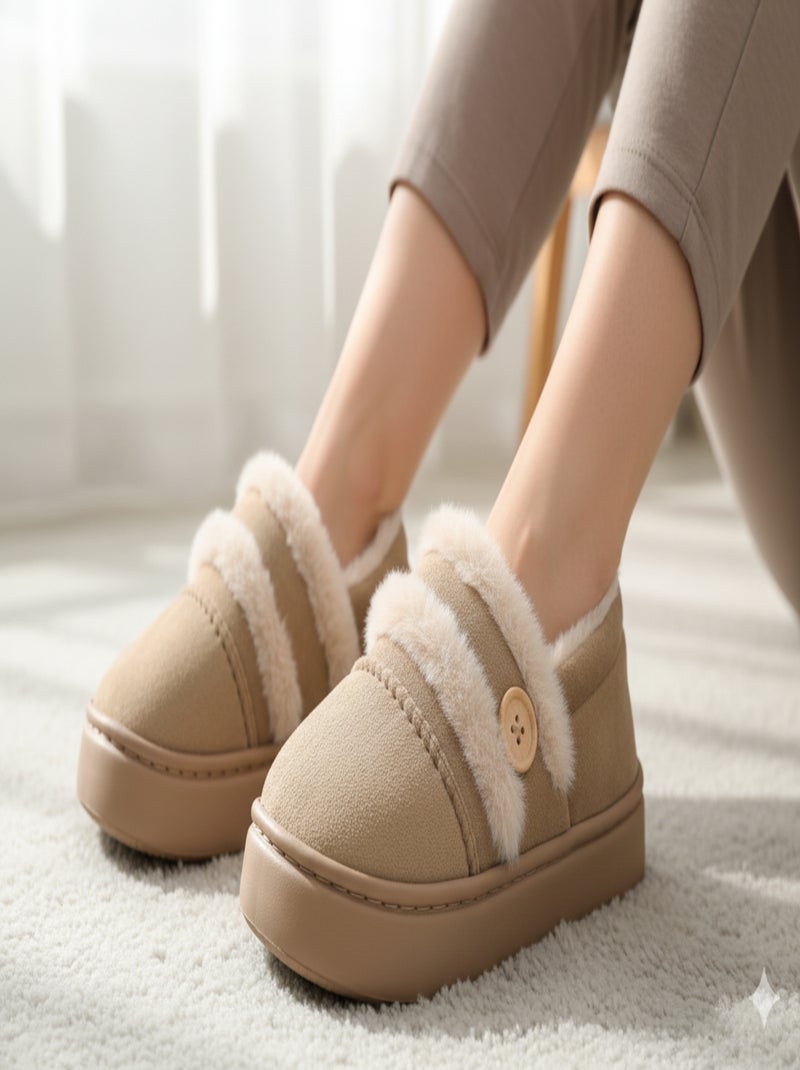 Pantofola Charentaise Donna Ultra Light MD10159 Tortora - Kiabi