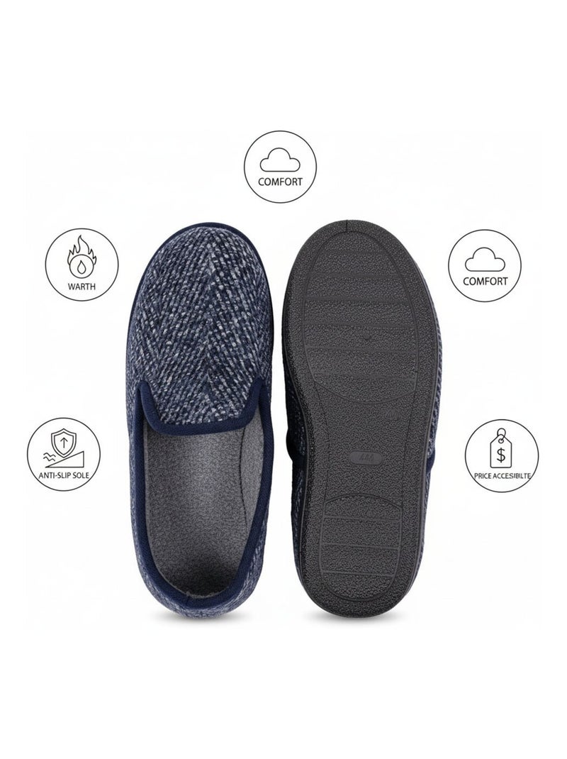 Pantofola CHARENTAISE Uomo Blu marino - Kiabi