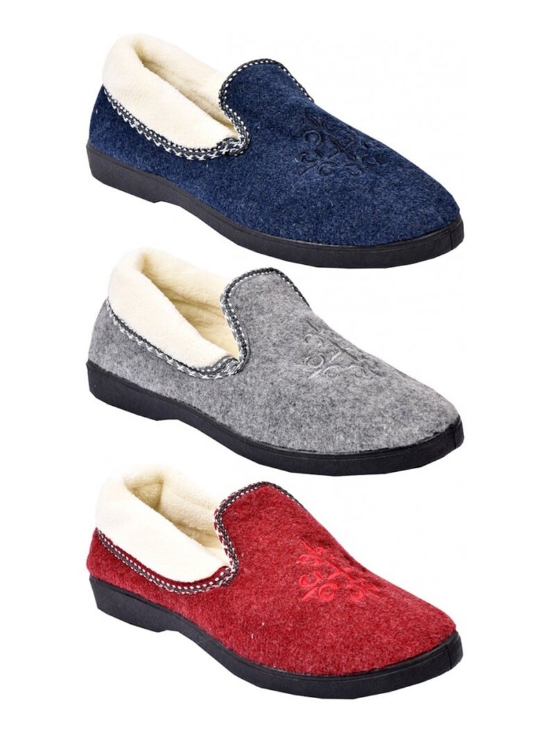 Pantofola Donna Charentaise PREMIUM Grigio - Kiabi