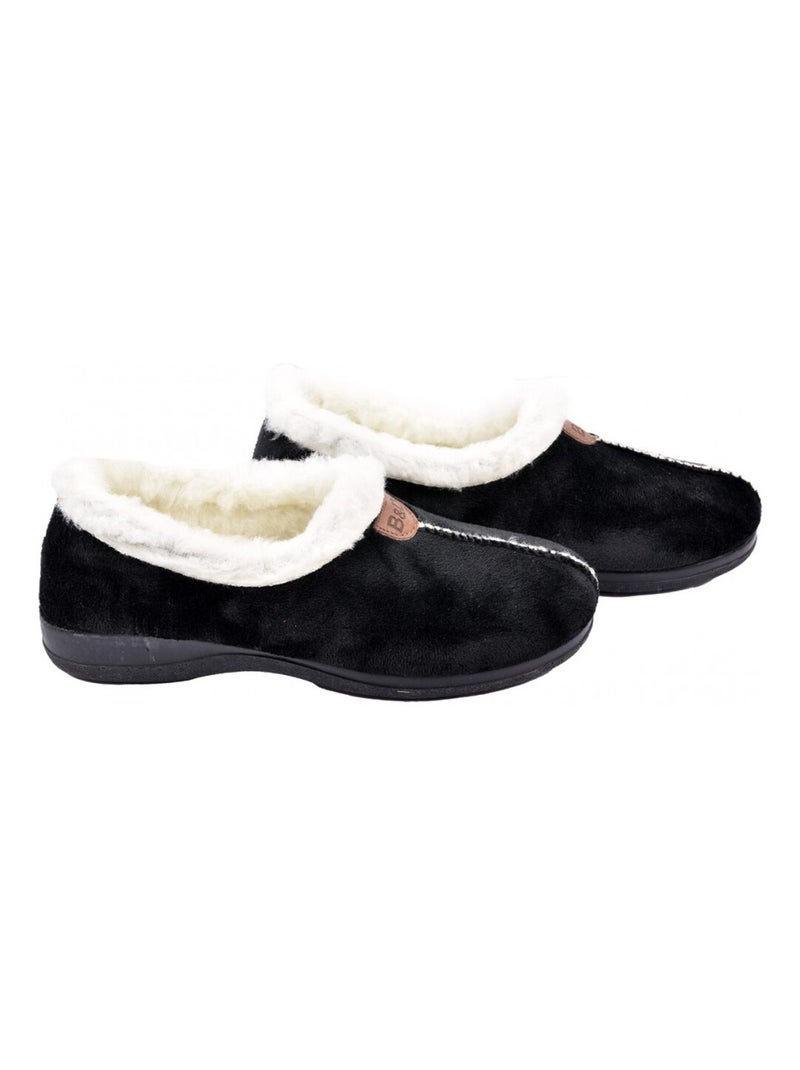 Pantofola Donna Charentaise PREMIUM Nero - Kiabi