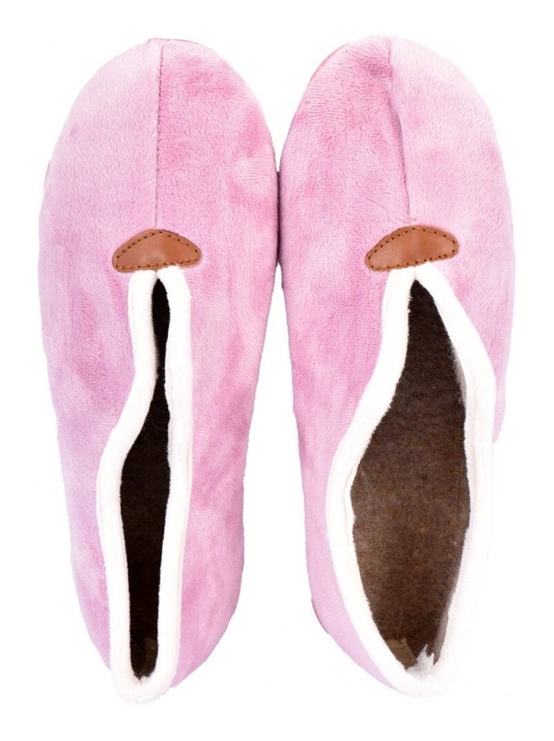 Pantofola Donna Charentaise PREMIUM Rosa - Kiabi