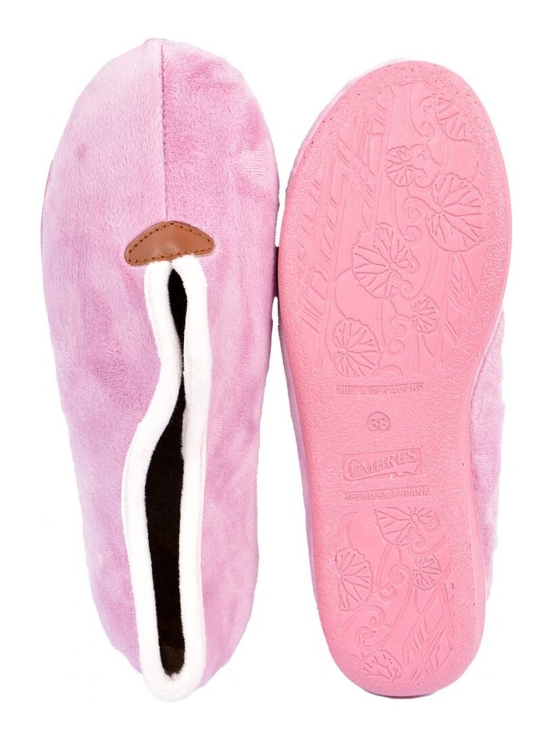 Pantofola Donna Charentaise PREMIUM Rosa - Kiabi