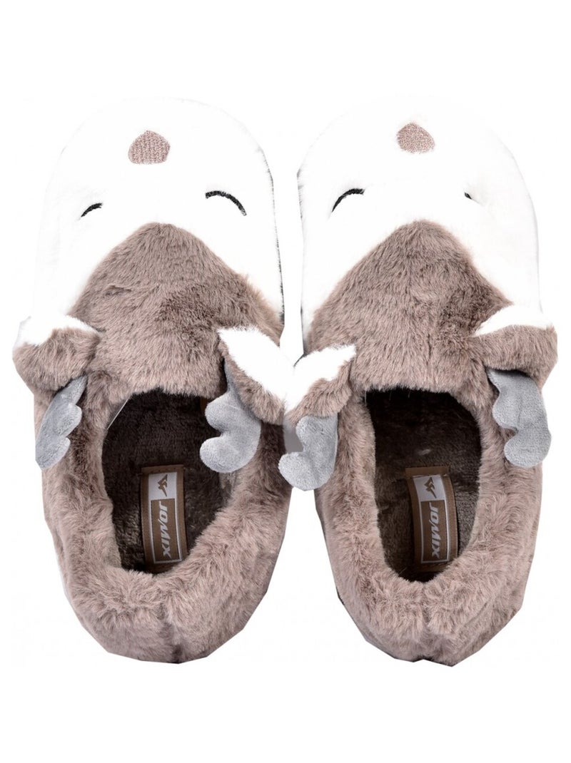 Pantofola Donna Ciabatta Fantasia Marrone - Kiabi