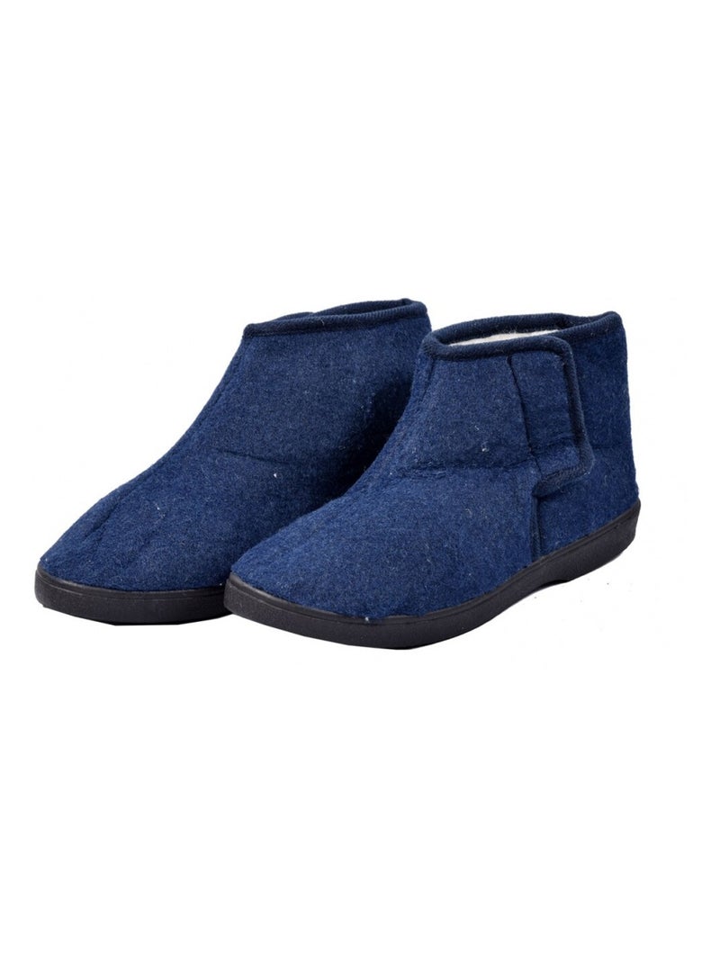Pantofola Donna Ciabatta PREMIUM Blu marino - Kiabi
