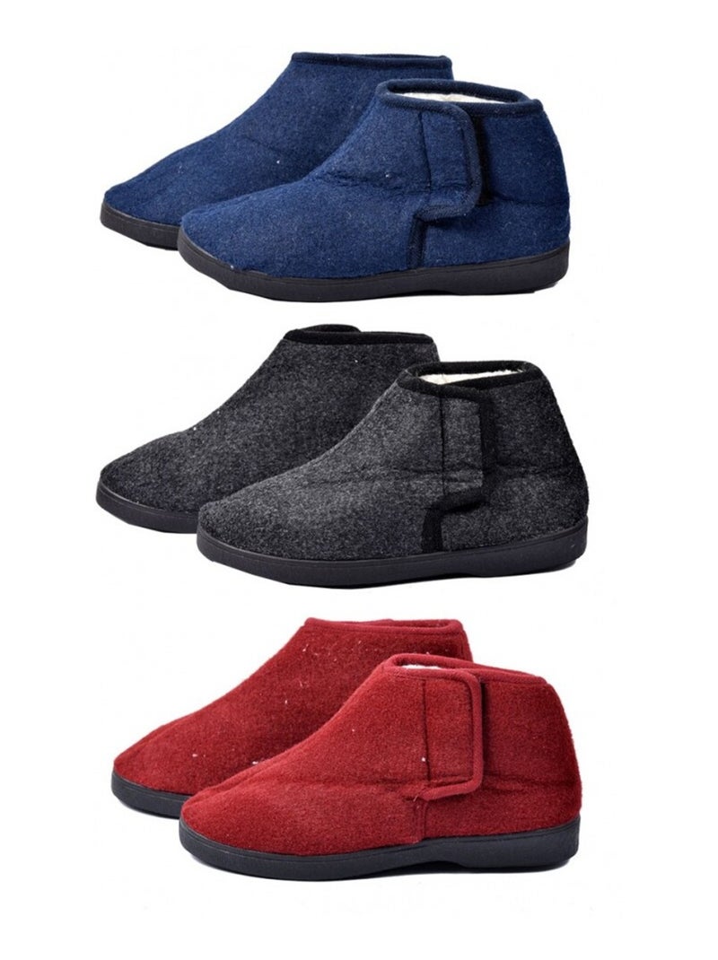 Pantofola Donna Ciabatta PREMIUM Blu marino - Kiabi