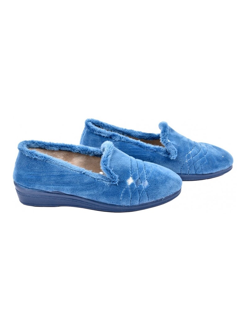 Pantofola Donna PREMIUM FANTASIA Blu - Kiabi