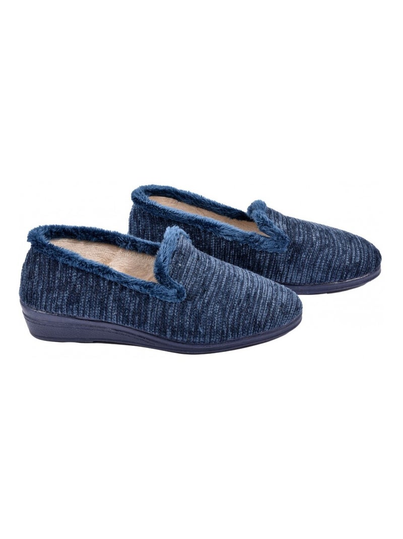 Pantofola Donna PREMIUM FANTASIA Blu marino - Kiabi