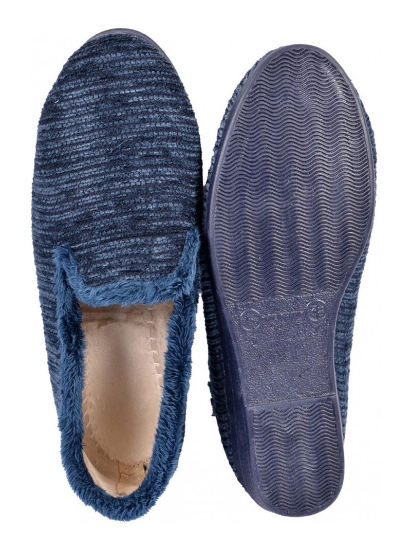Pantofola Donna PREMIUM FANTASIA Blu marino - Kiabi