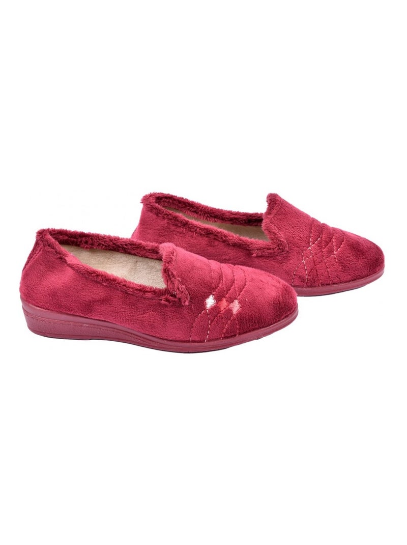 Pantofola Donna PREMIUM FANTASIA Bordeaux - Kiabi