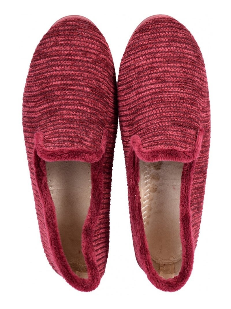 Pantofola Donna PREMIUM FANTASIA Bordeaux - Kiabi
