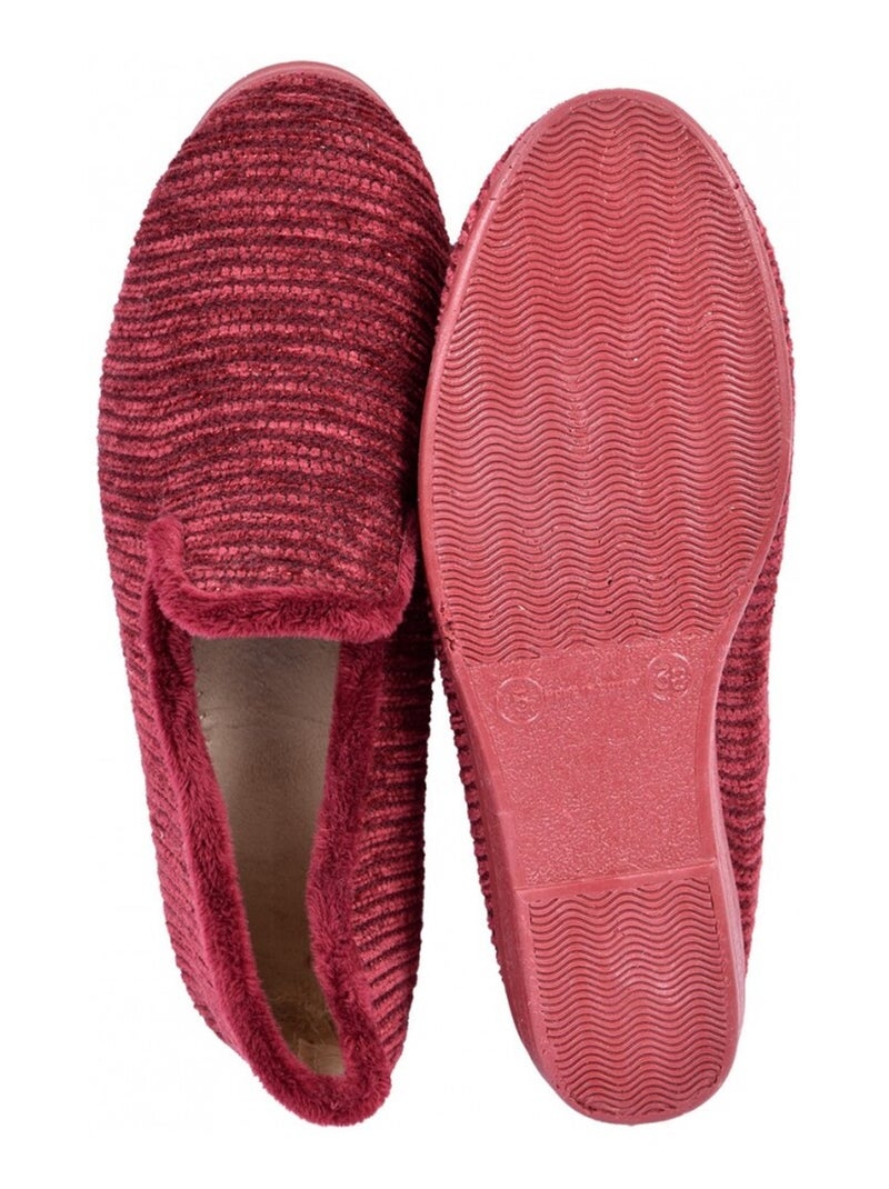 Pantofola Donna PREMIUM FANTASIA Bordeaux - Kiabi