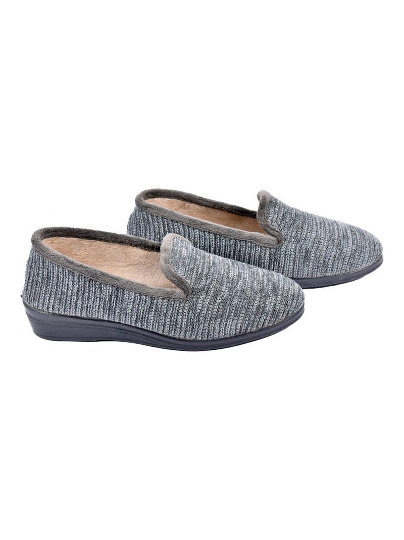 Pantofola Donna PREMIUM FANTASIA Grigio - Kiabi
