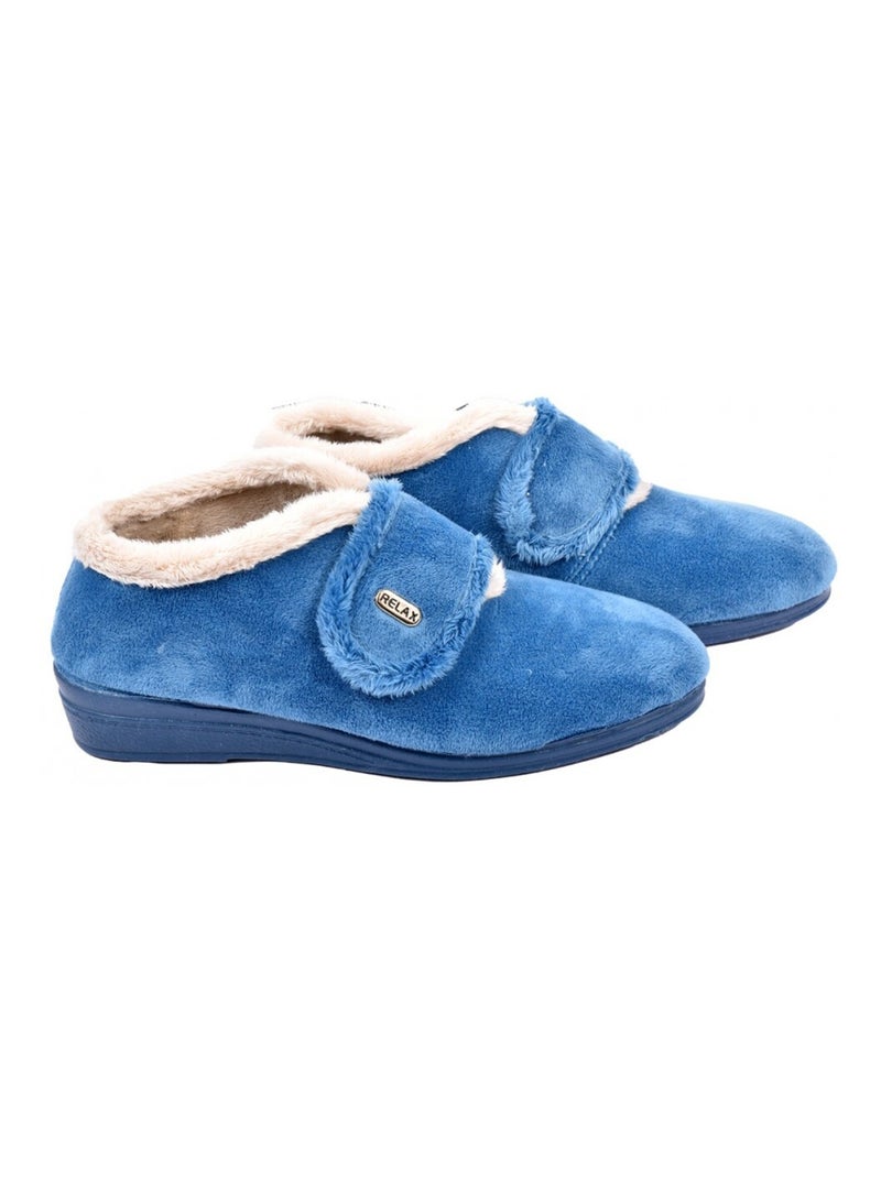 Pantofola Donna PREMIUM SCRATCH Blu - Kiabi