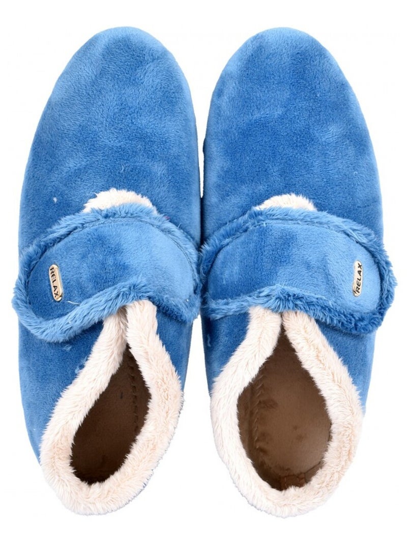 Pantofola Donna PREMIUM SCRATCH Blu - Kiabi