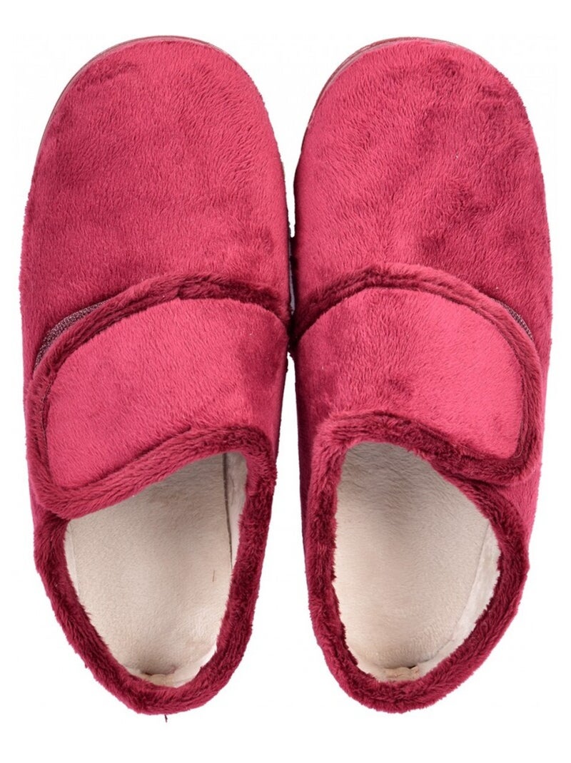 Pantofola Donna PREMIUM SCRATCH Bordeaux - Kiabi