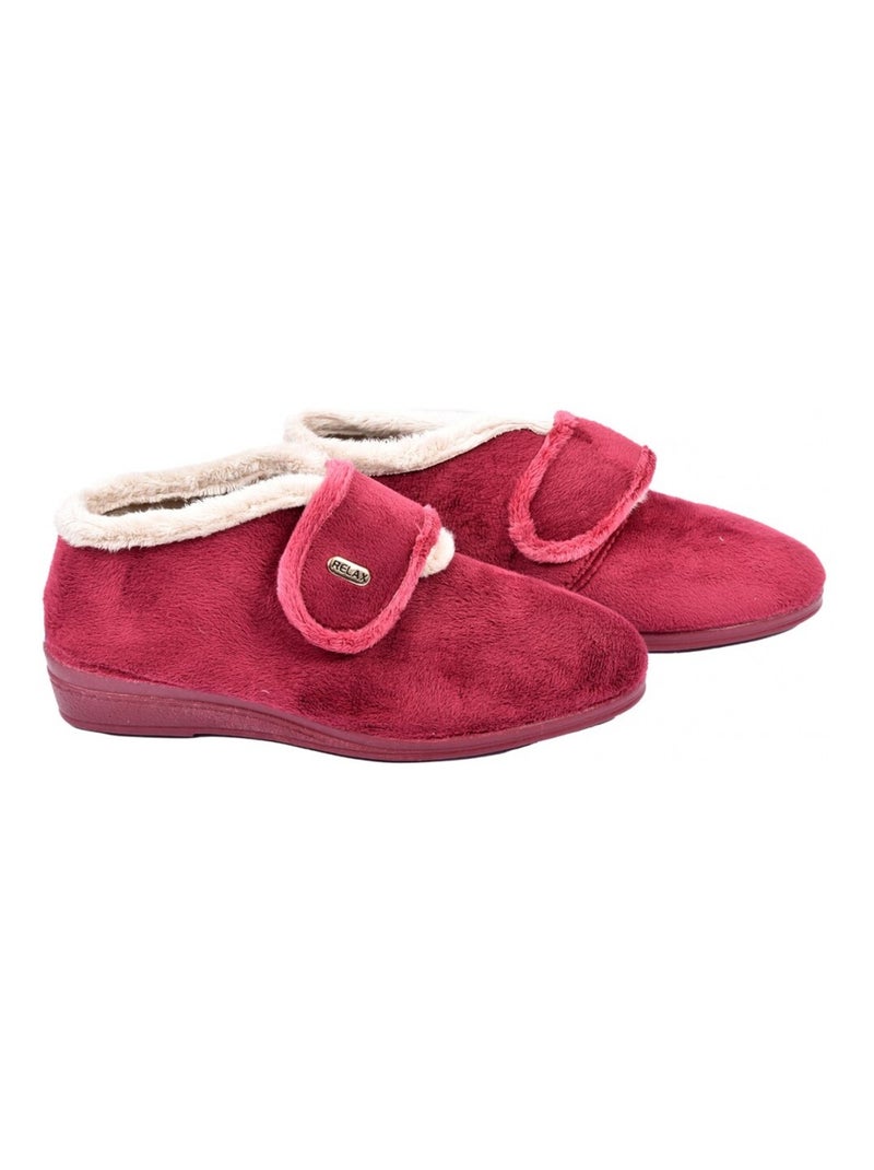 Pantofola Donna PREMIUM SCRATCH Bordeaux - Kiabi
