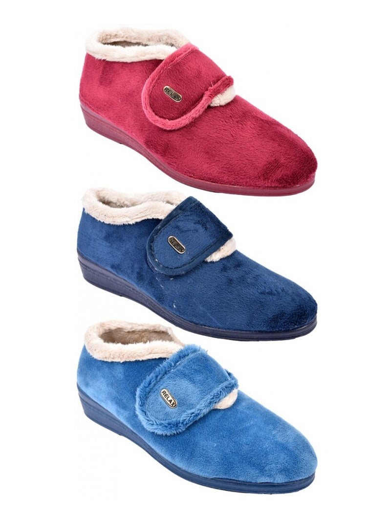 Pantofola Donna PREMIUM SCRATCH Bordeaux - Kiabi