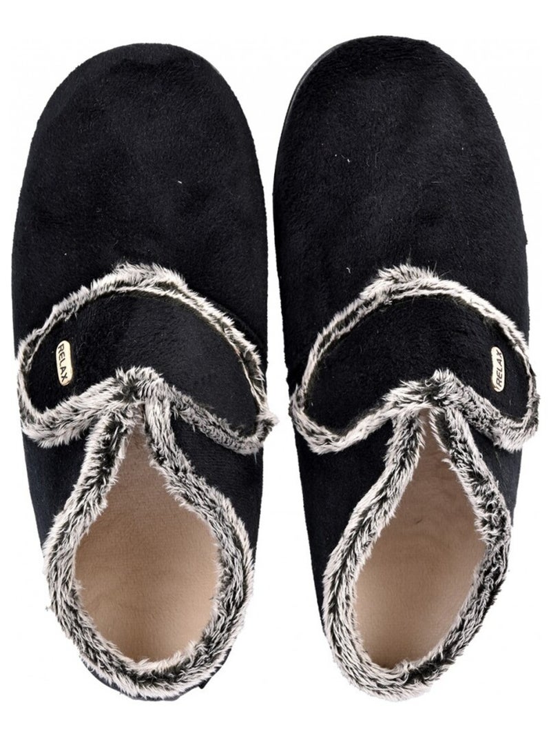 Pantofola Donna PREMIUM SCRATCH Nero - Kiabi